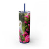 Skinny Tumbler with Straw – 20 oz Stainless Steel Cup