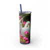 Skinny Tumbler with Straw – 20 oz Stainless Steel Cup
