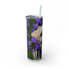Skinny Tumbler with Straw – 20 oz Stainless Steel Cup