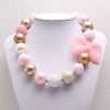 Chunky Acrylic Beaded Dog Necklace (3 colors)