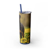 Skinny Tumbler with Straw – 20 oz Stainless Steel Cup