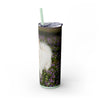 Skinny Tumbler with Straw – 20 oz Stainless Steel Cup