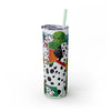 Skinny Tumbler with Straw – 20 oz Stainless Steel Cup