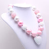 Chunky Acrylic Beaded Dog Necklace (3 colors)