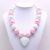Chunky Acrylic Beaded Dog Necklace (3 colors)
