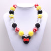 Chunky Acrylic Beaded Dog Necklace (3 colors)