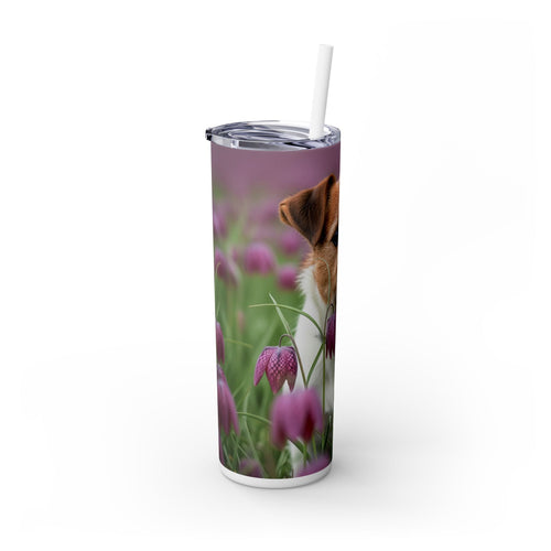 Skinny Tumbler with Straw – 20 oz Stainless Steel Cup
