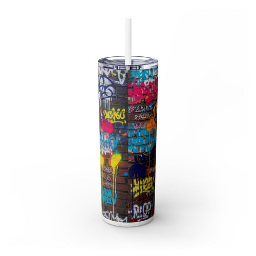 Skinny Tumbler with Straw – 20 oz Stainless Steel Cup