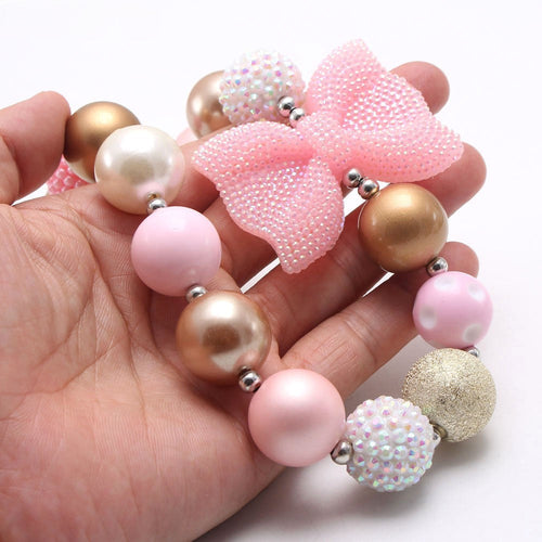 Chunky Acrylic Beaded Dog Necklace (3 colors)