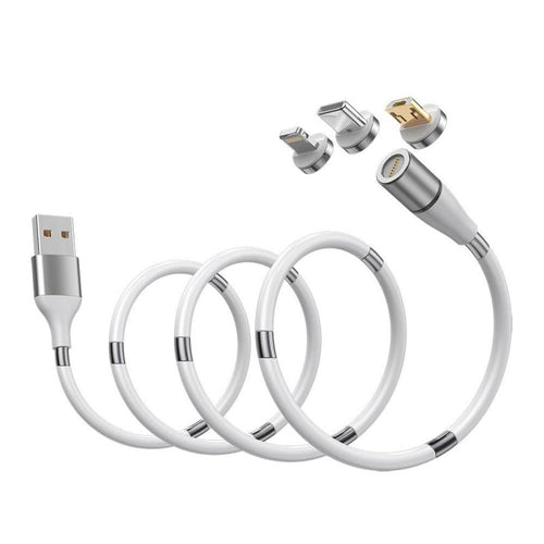 Compatible with Apple , 3A fast charging magnetic data cable