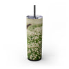 Skinny Tumbler with Straw – 20 oz Stainless Steel Cup