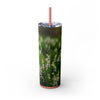 Skinny Tumbler with Straw – 20 oz Stainless Steel Cup