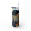 Skinny Tumbler with Straw – 20 oz Stainless Steel Cup
