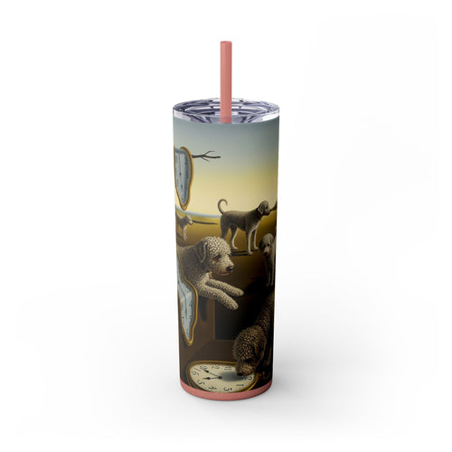 Skinny Tumbler with Straw – 20 oz Stainless Steel Cup