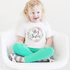 Alphabet printed children's Romper triangle creeper