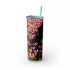 Skinny Tumbler with Straw – 20 oz Stainless Steel Cup