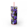 Skinny Tumbler with Straw – 20 oz Stainless Steel Cup