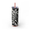 Skinny Tumbler with Straw – 20 oz Stainless Steel Cup