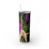 Skinny Tumbler with Straw – 20 oz Stainless Steel Cup