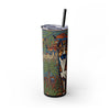 Skinny Tumbler with Straw – 20 oz Stainless Steel Cup