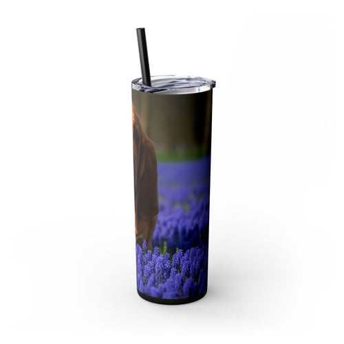 Skinny Tumbler with Straw – 20 oz Stainless Steel Cup
