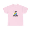 Pride Cat Mom Heavy Duty Unisex Tee Sizes Small - 5XL (11 colors)
