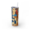 Skinny Tumbler with Straw – 20 oz Stainless Steel Cup