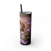Skinny Tumbler with Straw – 20 oz Stainless Steel Cup