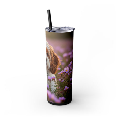 Skinny Tumbler with Straw – 20 oz Stainless Steel Cup