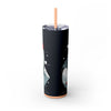 Skinny Tumbler with Straw – 20 oz Stainless Steel Cup