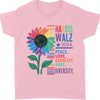 Harris Walz Peace Love Shirt | Kamala Harris 2024 Shirt | Democrat Shirt Bright T1438 - KH2