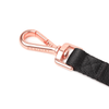 Metro Hands Free Leash – Black / Matte Rose Gold