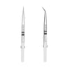 2 Pcs Set 6 Durable Stainless Steel Tweezer Set: Rust-resistant, Highly Elastic, Anti-static