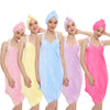 Bath Towel Sling Bath Skirt Coral Fleece Suit