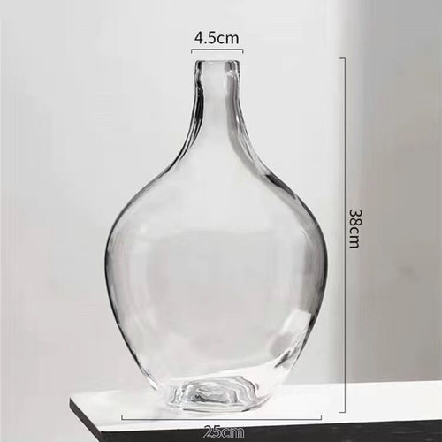 Big Glass Vase Living Room Dried Flowers Nordic Ins Style Glass