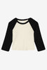 Women's Raglan Baseball Crop Tee