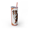 Skinny Tumbler with Straw – 20 oz Stainless Steel Cup