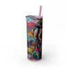 Skinny Tumbler with Straw – 20 oz Stainless Steel Cup