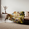 Sweatshirt Blanket – Plush Fleece Throw, 2 Size Options