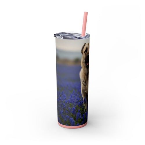 Skinny Tumbler with Straw – 20 oz Stainless Steel Cup