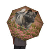 48 Semi-Automatic Umbrella – Windproof Large Travel Rain Umbrella