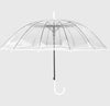 Big Long Handle 16 Rib Transparent Umbrella