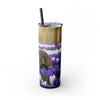 Skinny Tumbler with Straw – 20 oz Stainless Steel Cup
