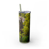 Skinny Tumbler with Straw – 20 oz Stainless Steel Cup