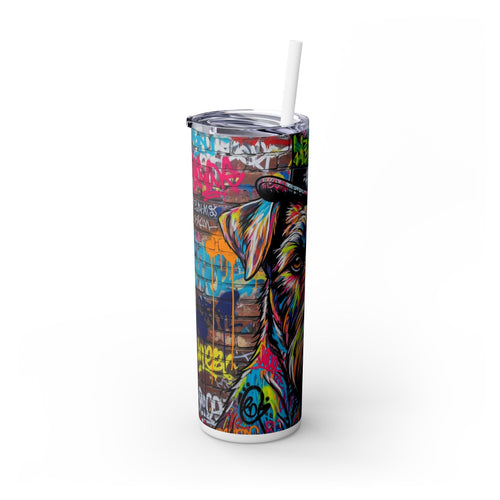 Skinny Tumbler with Straw – 20 oz Stainless Steel Cup