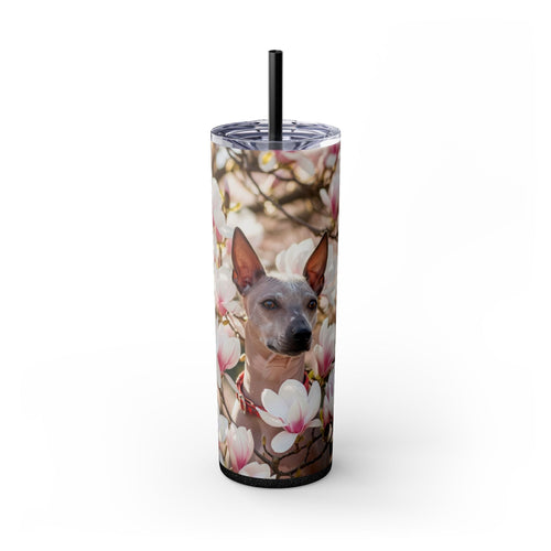Skinny Tumbler with Straw – 20 oz Stainless Steel Cup