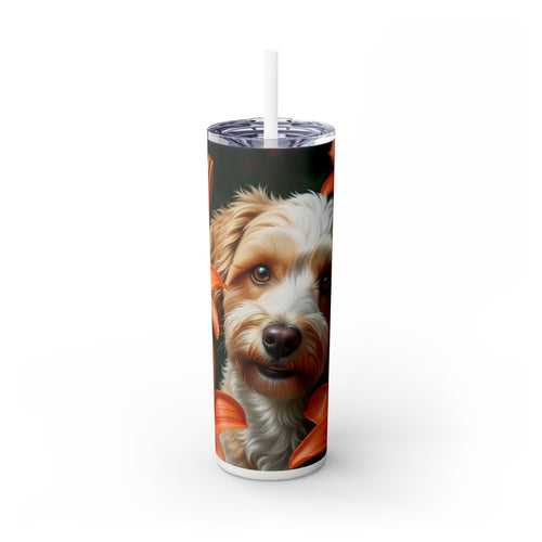 Skinny Tumbler with Straw – 20 oz Stainless Steel Cup