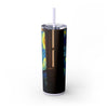 Skinny Tumbler with Straw – 20 oz Stainless Steel Cup