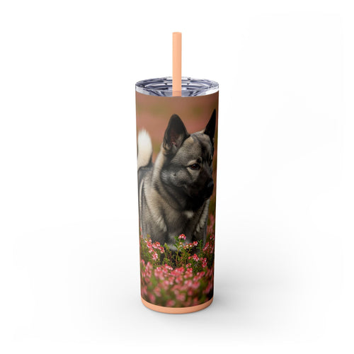 Skinny Tumbler with Straw – 20 oz Stainless Steel Cup
