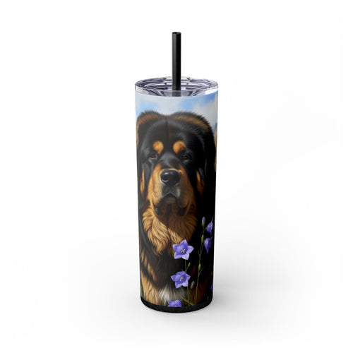 Skinny Tumbler with Straw – 20 oz Stainless Steel Cup